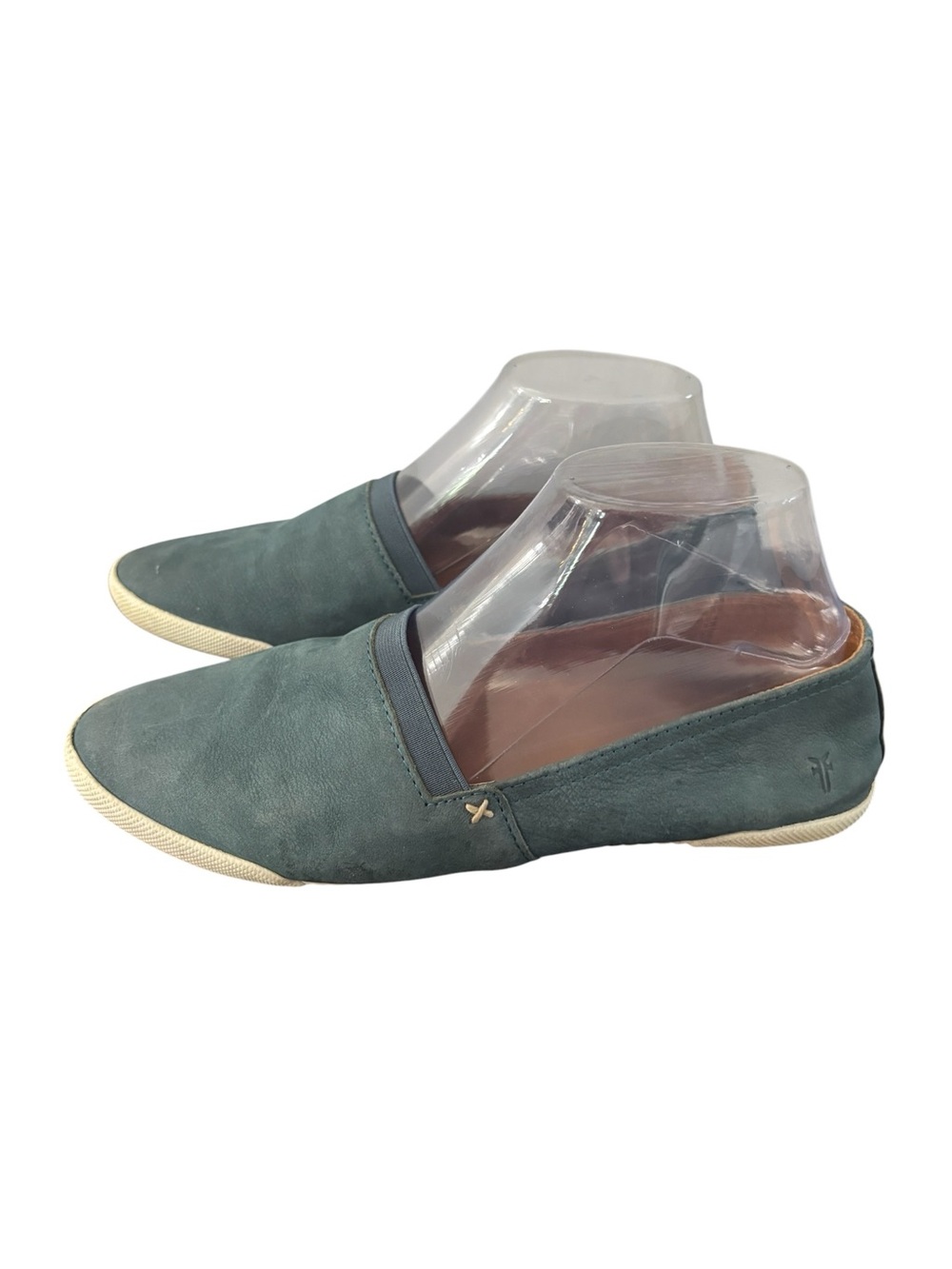 Frye Melanie Slip On Shoes Womens Size 8.5 Suede Blue Casual Flat Loafer